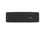 SVEN KB-S230, Keyboard, Waterproof construction, 104 keys, 2m, USB, Black, Rus/Ukr/Eng